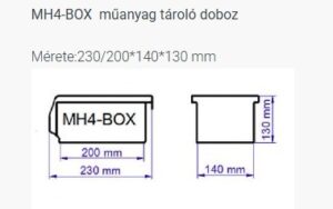 műanyag Albadim ratabox
